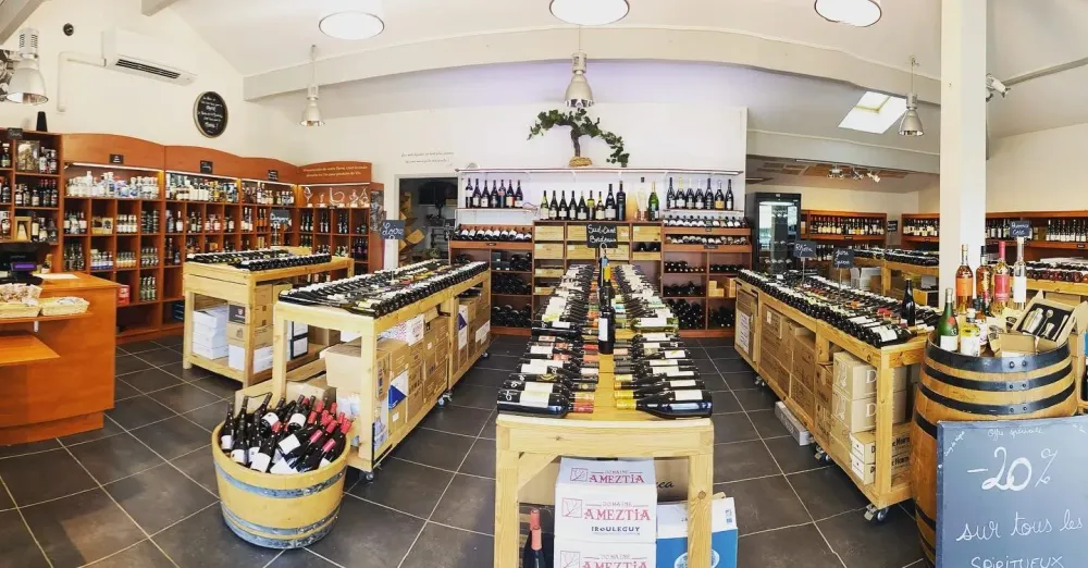 espace de vente vin